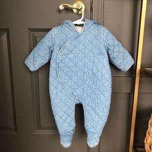 Baby Gap Chambray Bear Suit | 6-12 Months
